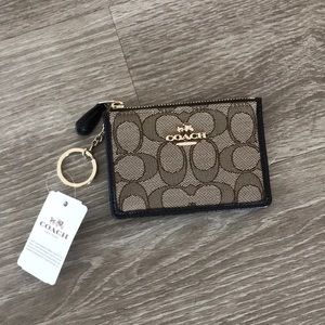 BRAND NEW Coach card holder/key chain